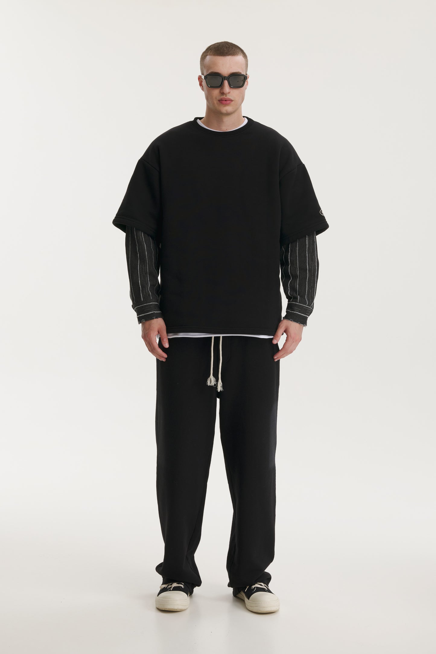 Denim Dual Layered Sweater