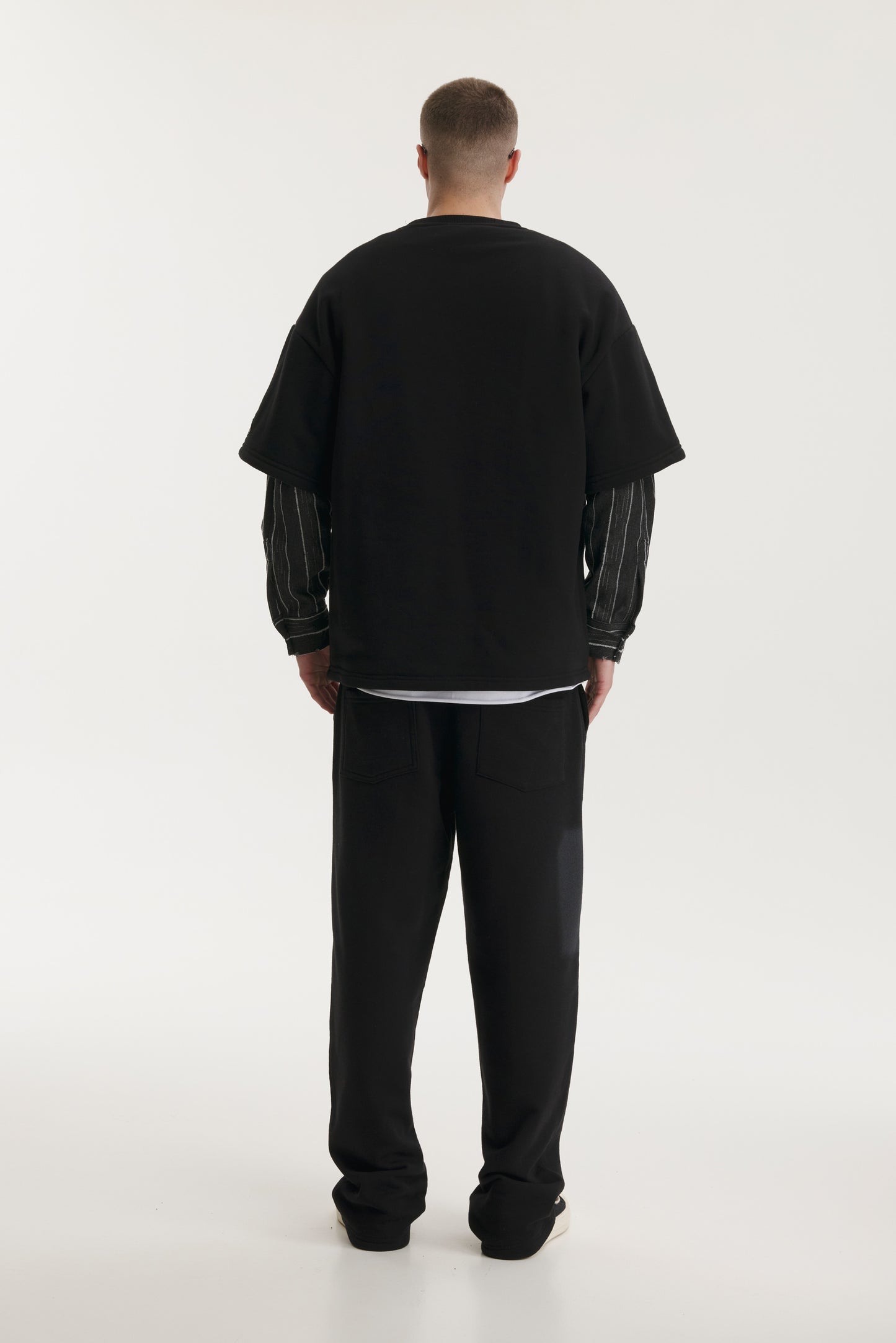 Denim Dual Layered Sweater