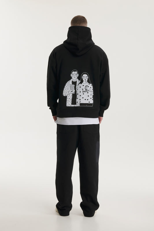 Pop Cola Black Hoodie - MYS
