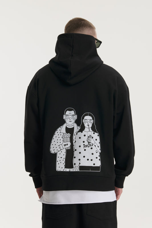 Pop Cola Black Hoodie - MYS