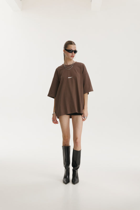 Frequency Earth Brown T-Shirt - MYS