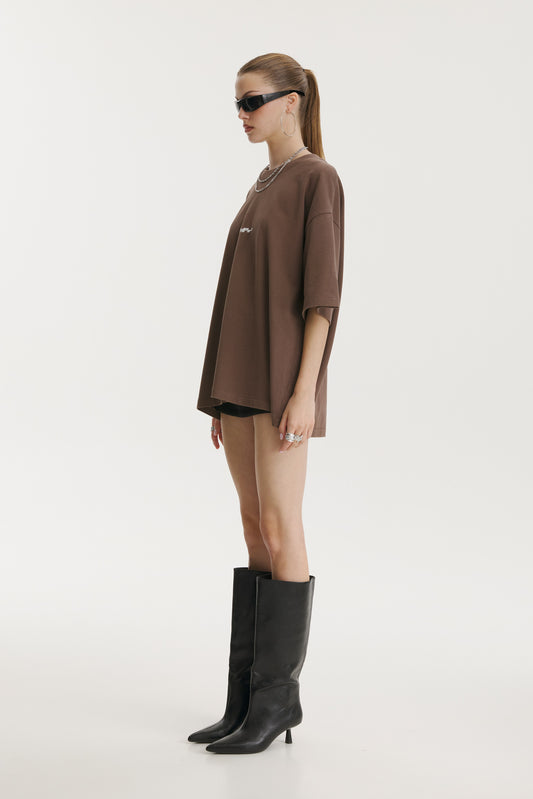 Frequency Earth Brown T-Shirt - MYS