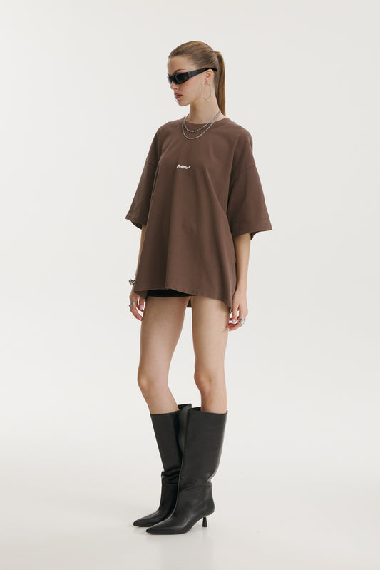 Overthink Club Brown T-Shirt - MYS