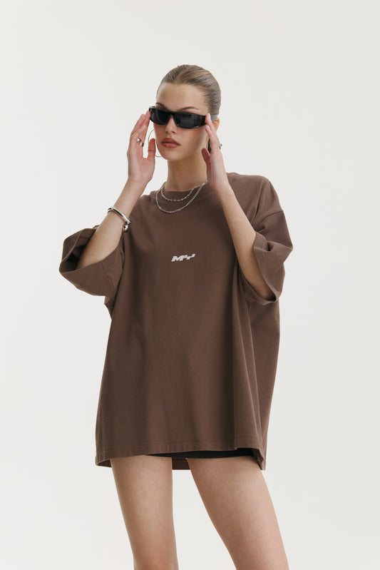 Overthink Club Brown T-Shirt - MYS