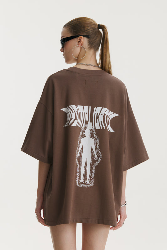 Frequency Earth Brown T-Shirt - MYS
