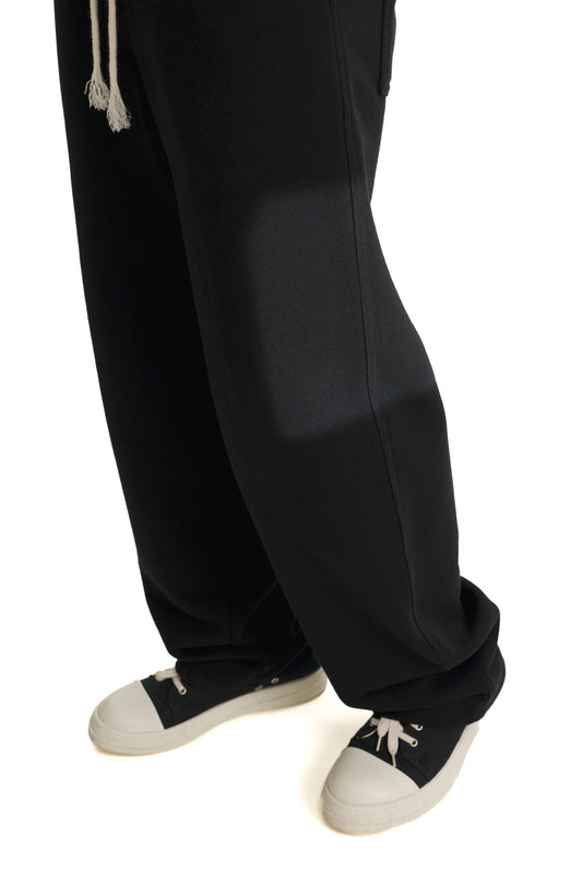 Offset Black Sweatpants