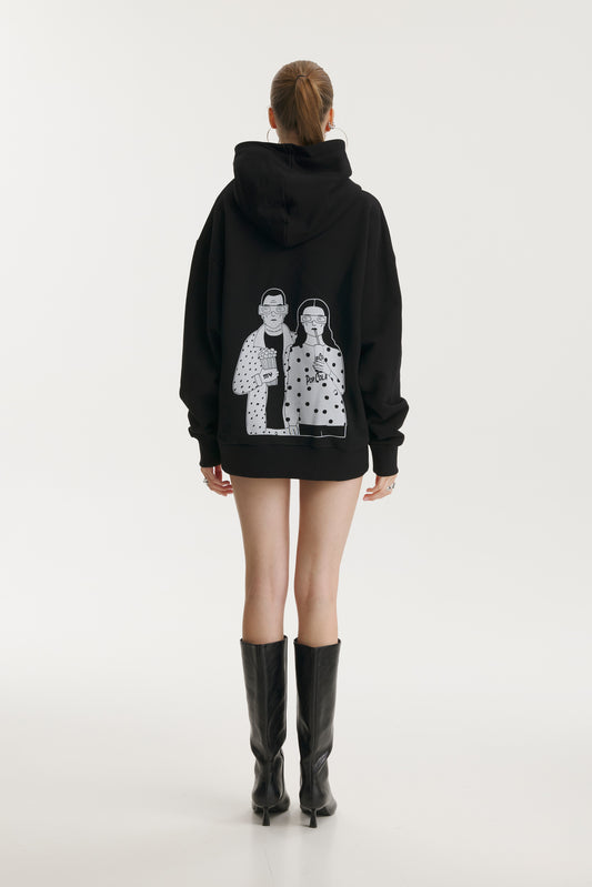 Pop Cola Black Hoodie - MYS