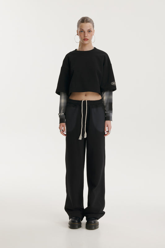 Offset Black Sweatpants - MYS