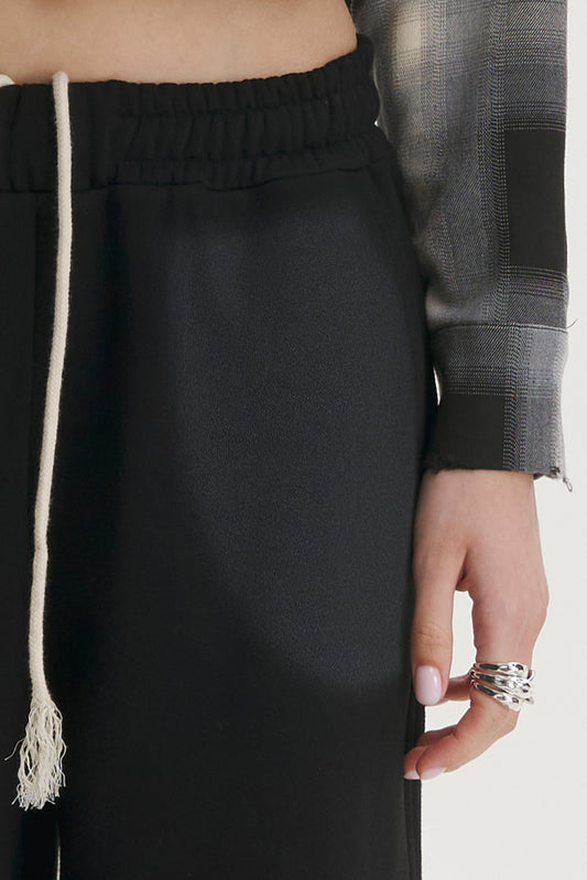 Offset Black Sweatpants - MYS