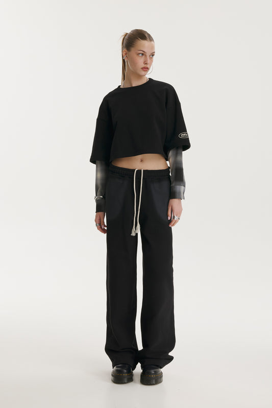 Offset Black Sweatpants - MYS