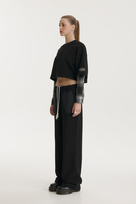 Offset Black Sweatpants - MYS