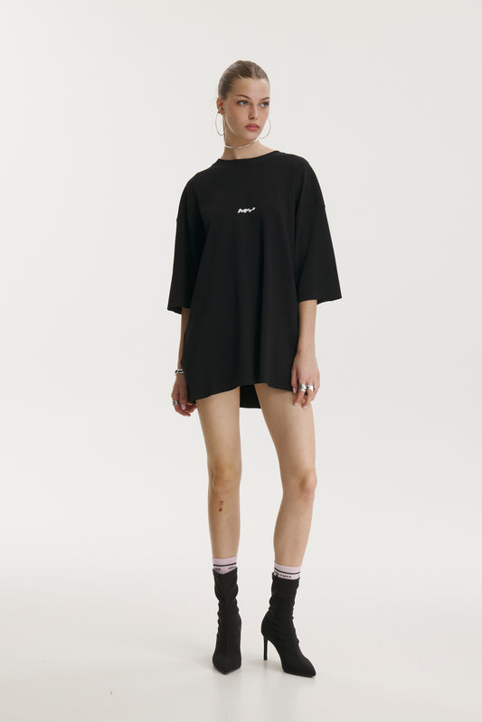 Pop Cola Vandal Muse Black Oversized T-shirt - MYS