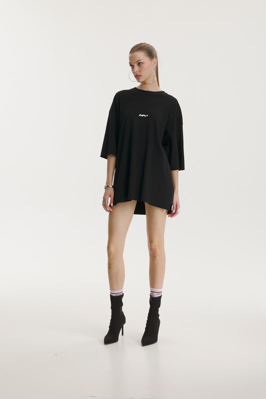 Pop Cola Vandal Muse Black Oversized T-shirt - MYS