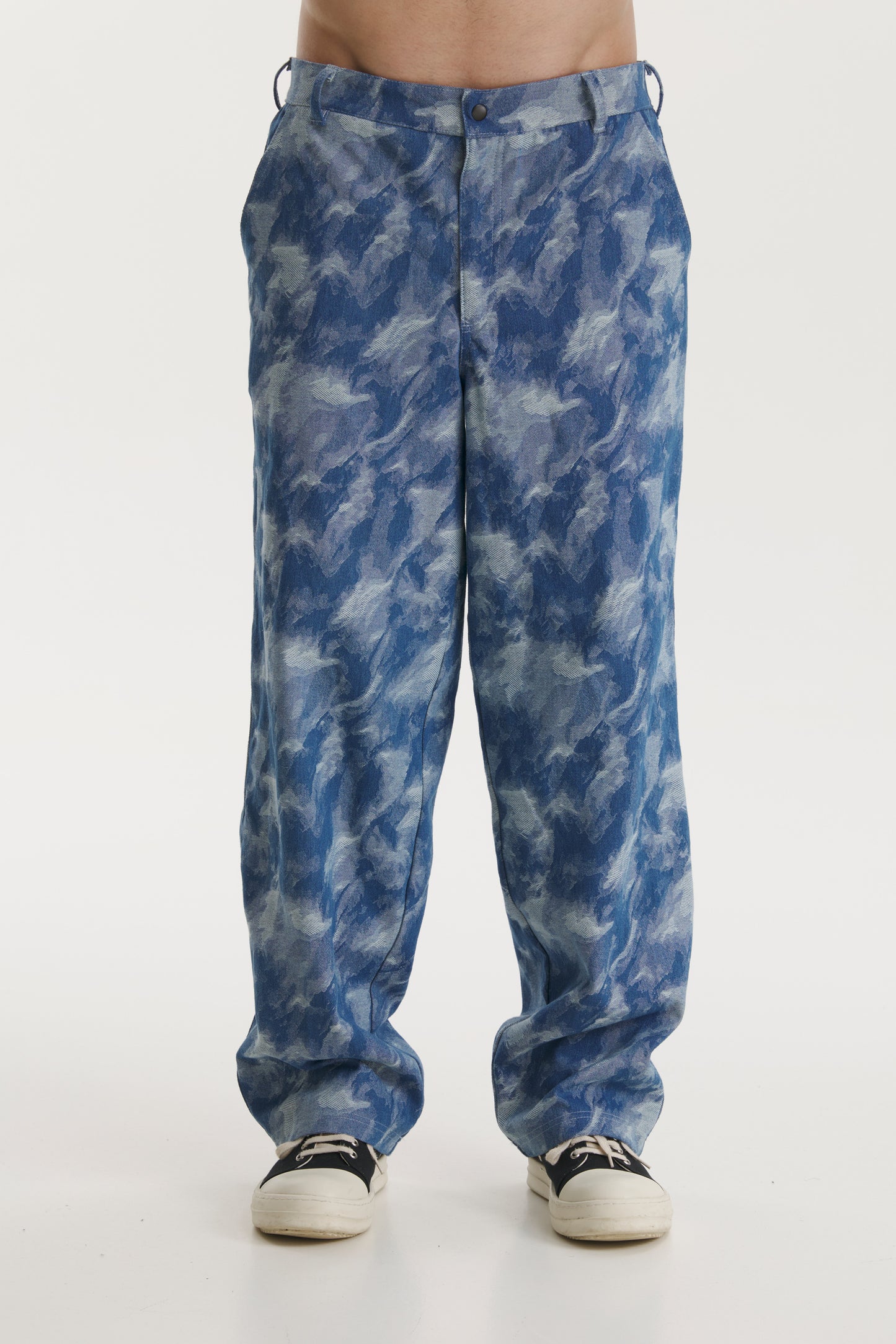 Blue Camo Jeans