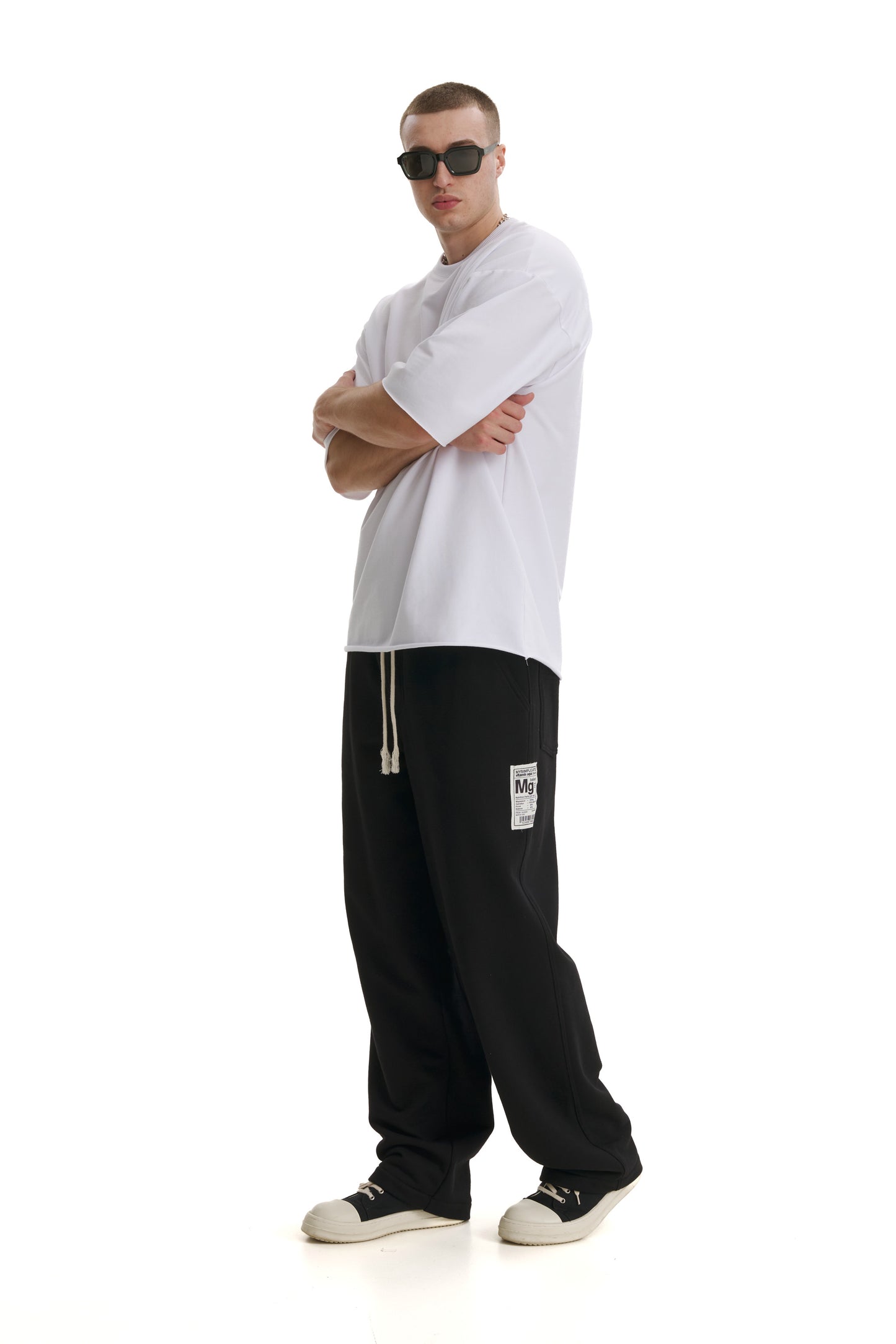 MG Black Straight Sweatpants