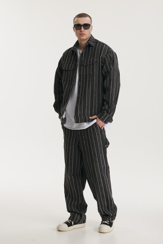 Broken Stripes Denim Jacket - MYS