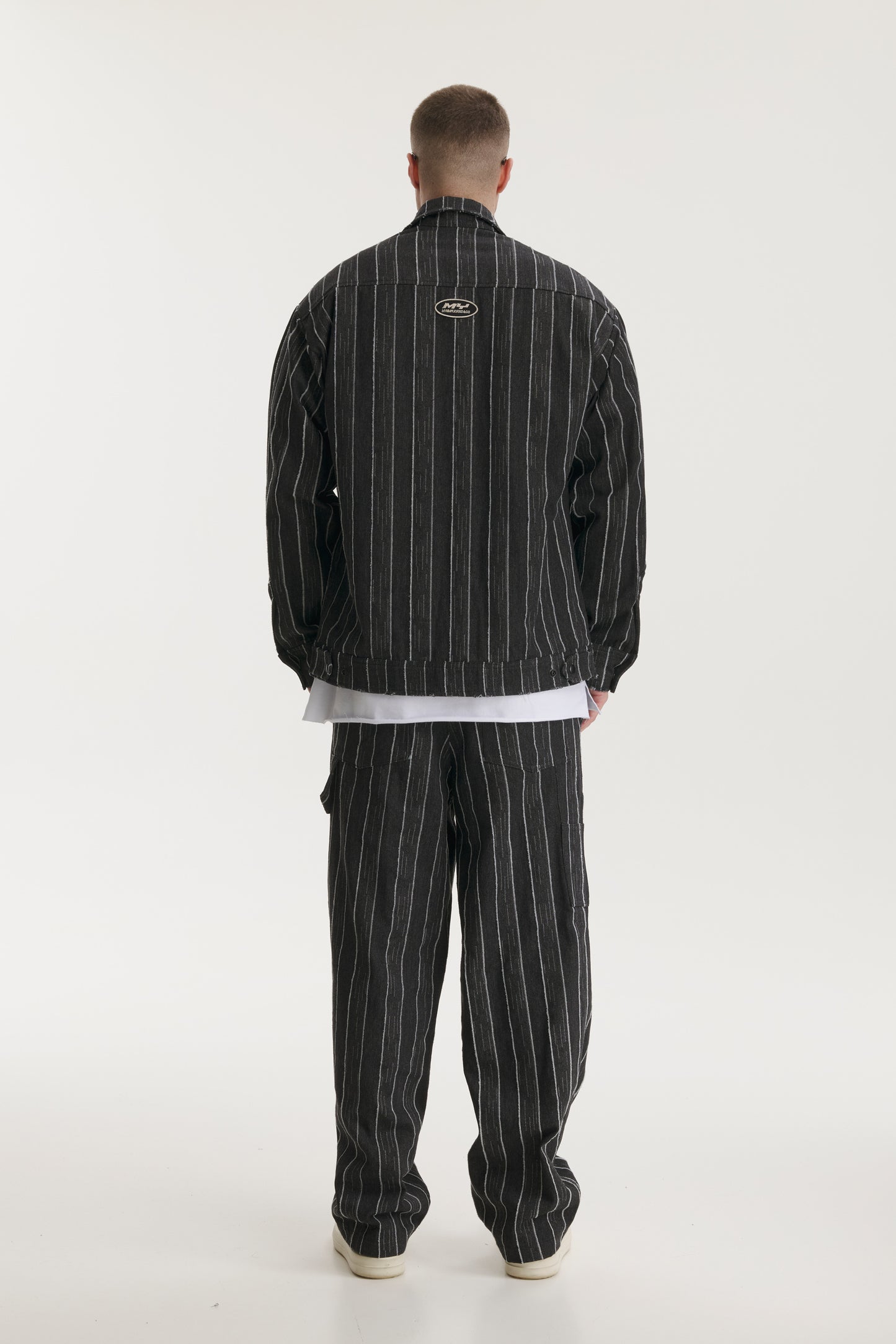 Broken Stripes Denim Jacket