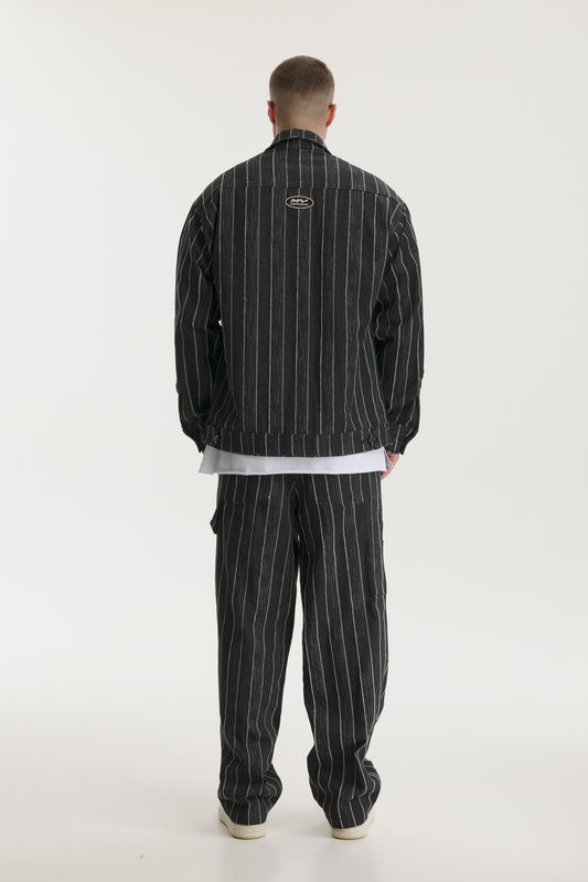 Broken Stripes Denim Jacket - MYS