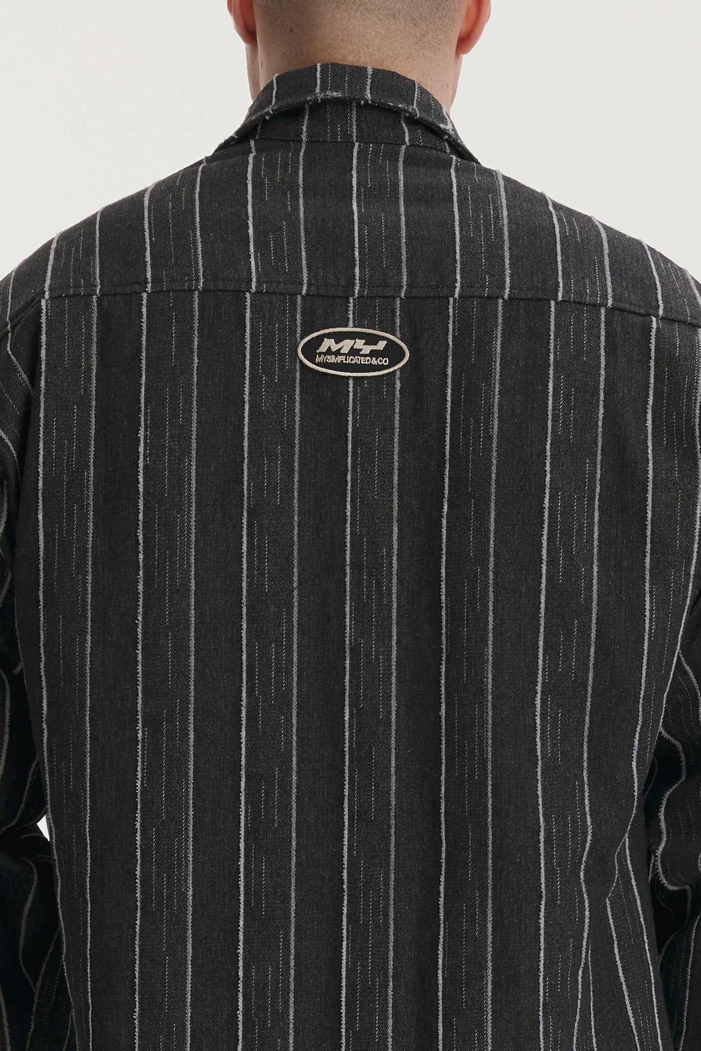 Broken Stripes Denim Jacket