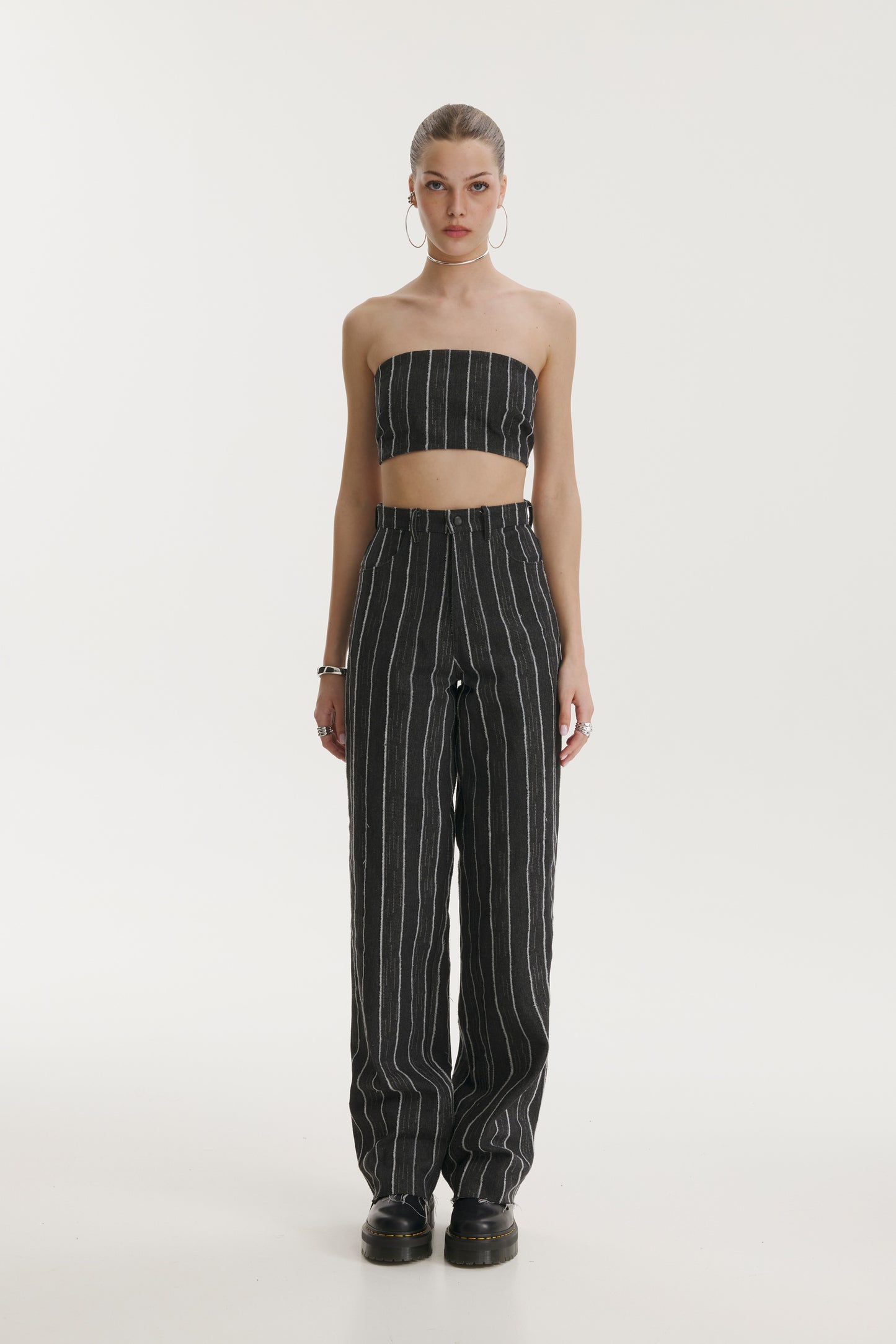 Broken Stripes Jeans