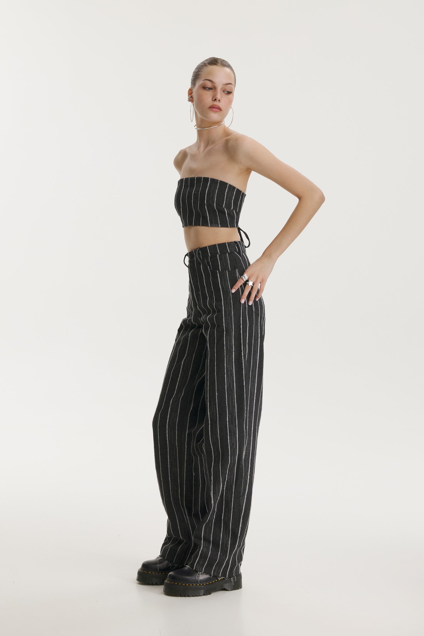 Broken Stripes Jeans