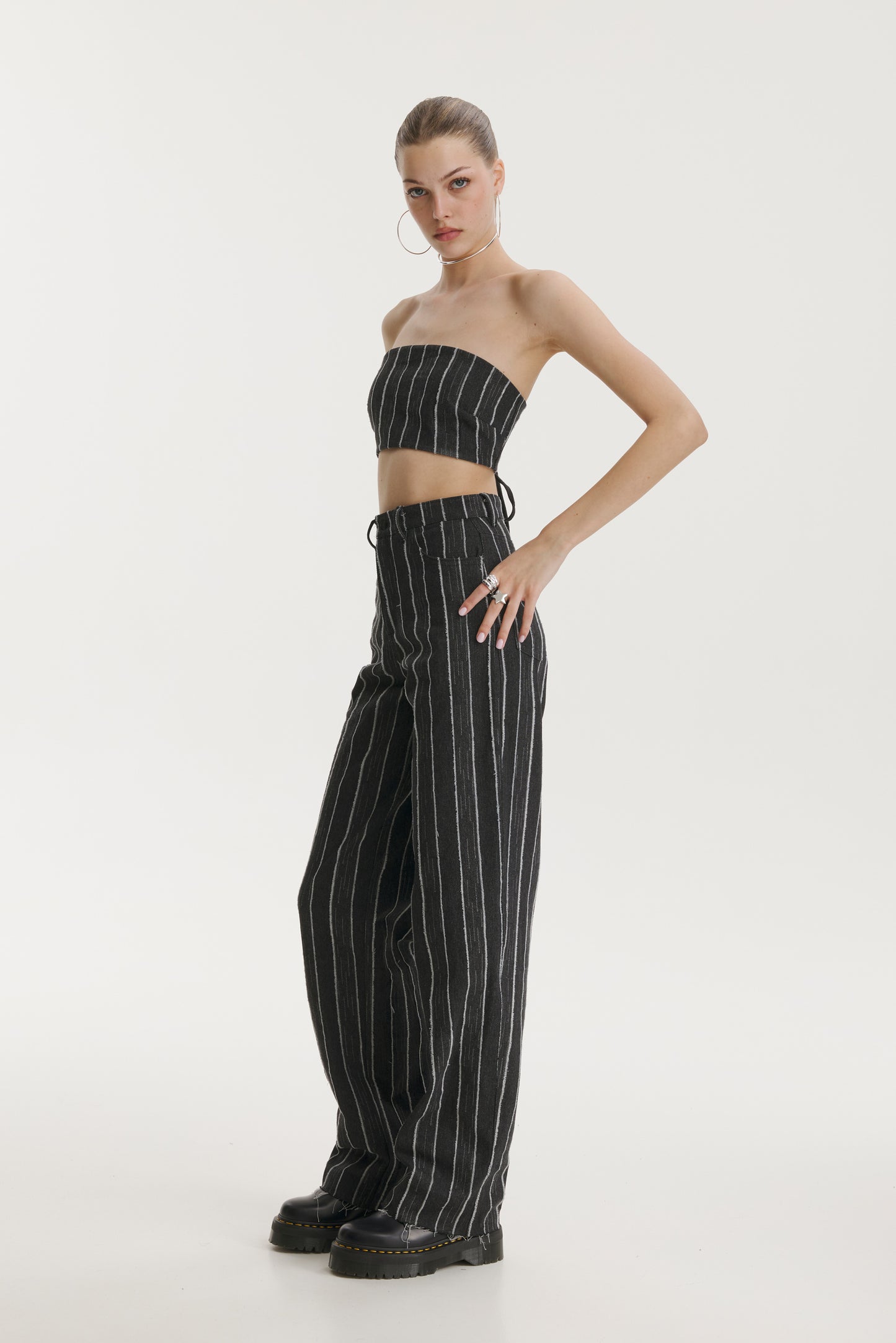 Broken Stripes Jeans