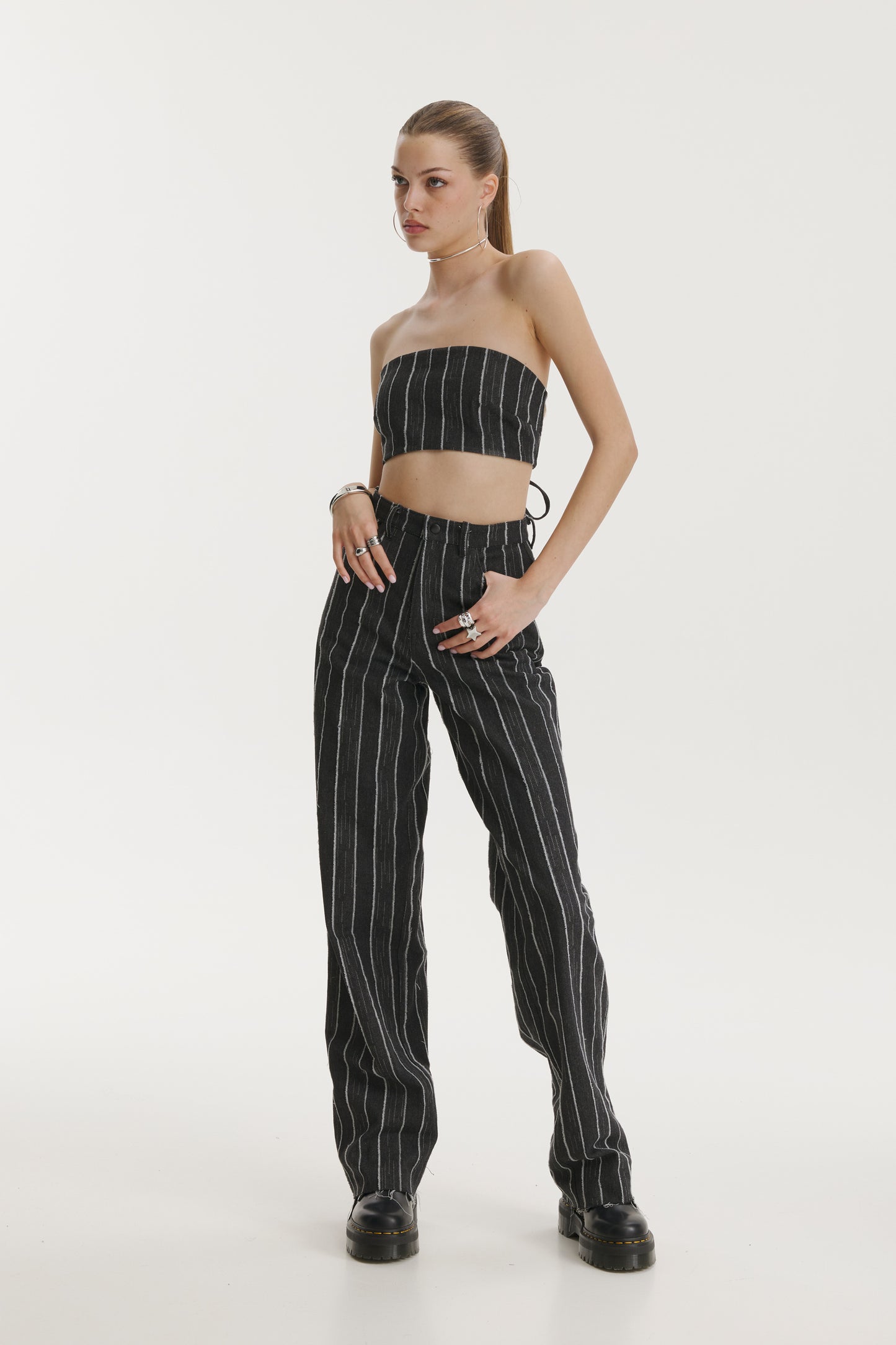 Broken Stripes Jeans