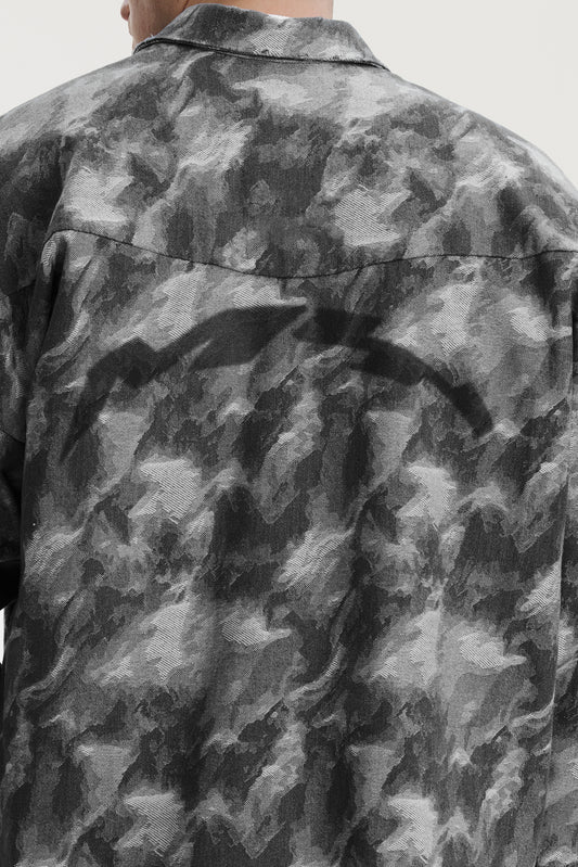 Grey Camo Denim Jacket - MYS