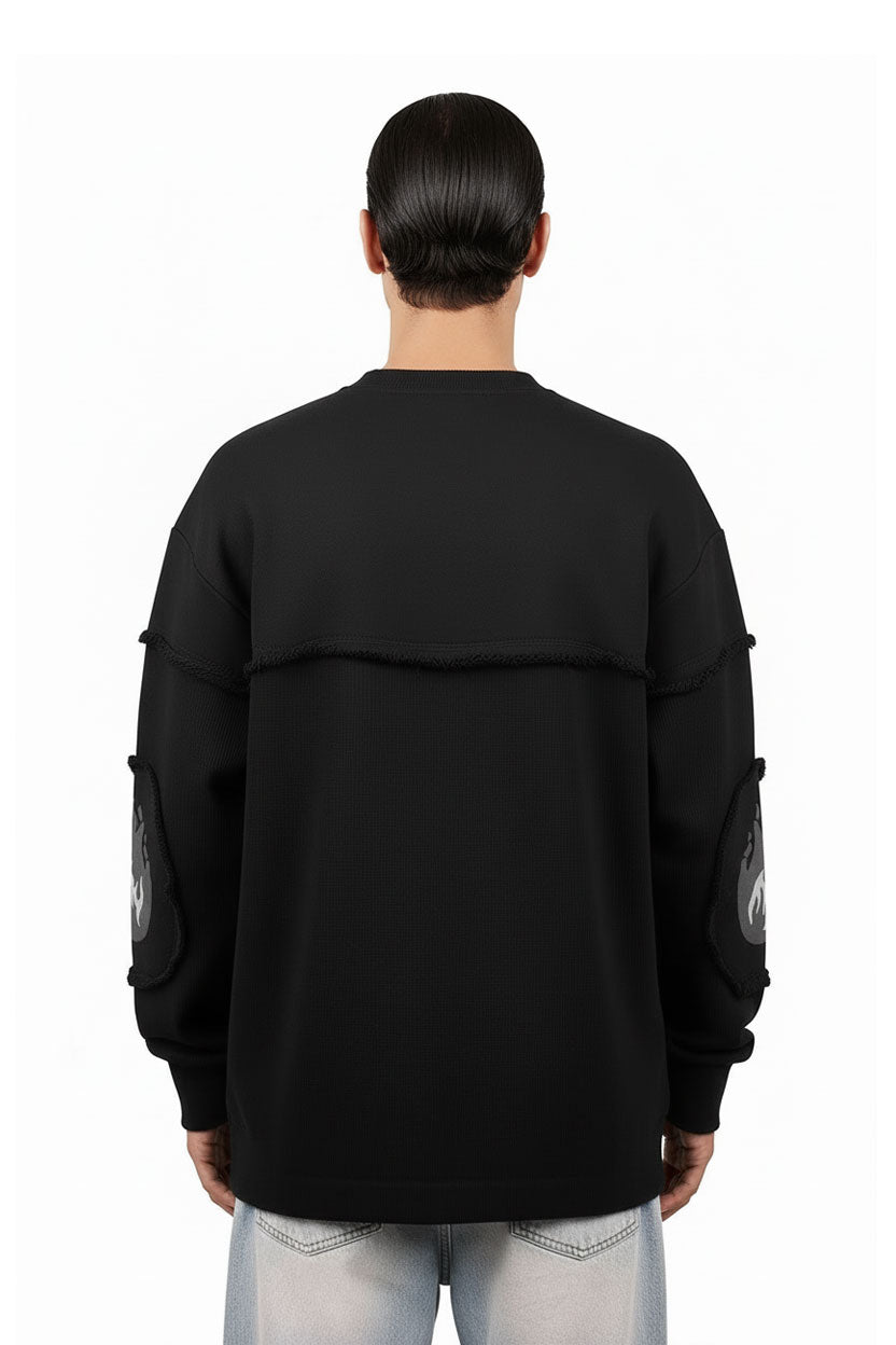 Abyss Frayed Crewneck - MYS