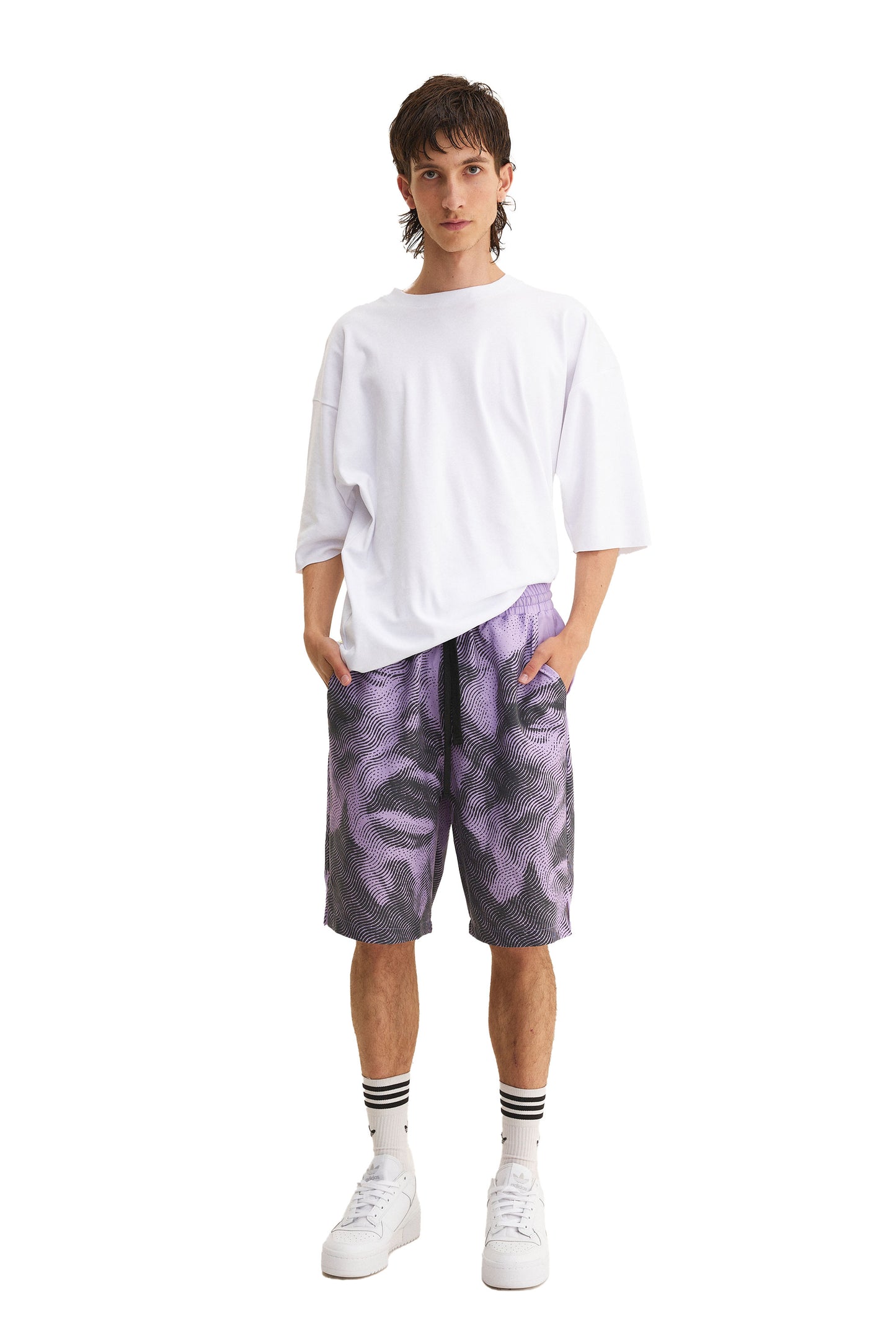 Bermuda Shorts Mauve (recycled fabric) - MYS