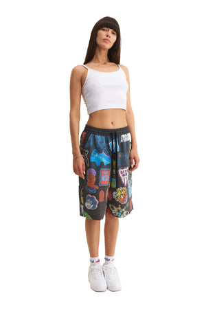 Bermuda Shorts Stickers (recycled fabric) - MYS