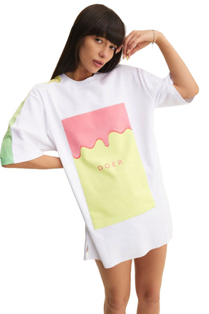 Tricou oversized DOER Ice Cream full-print — Mysimplicated