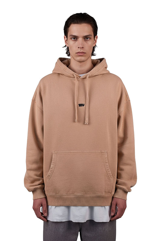 Oversized Vintage Hoodie Latte - MYS