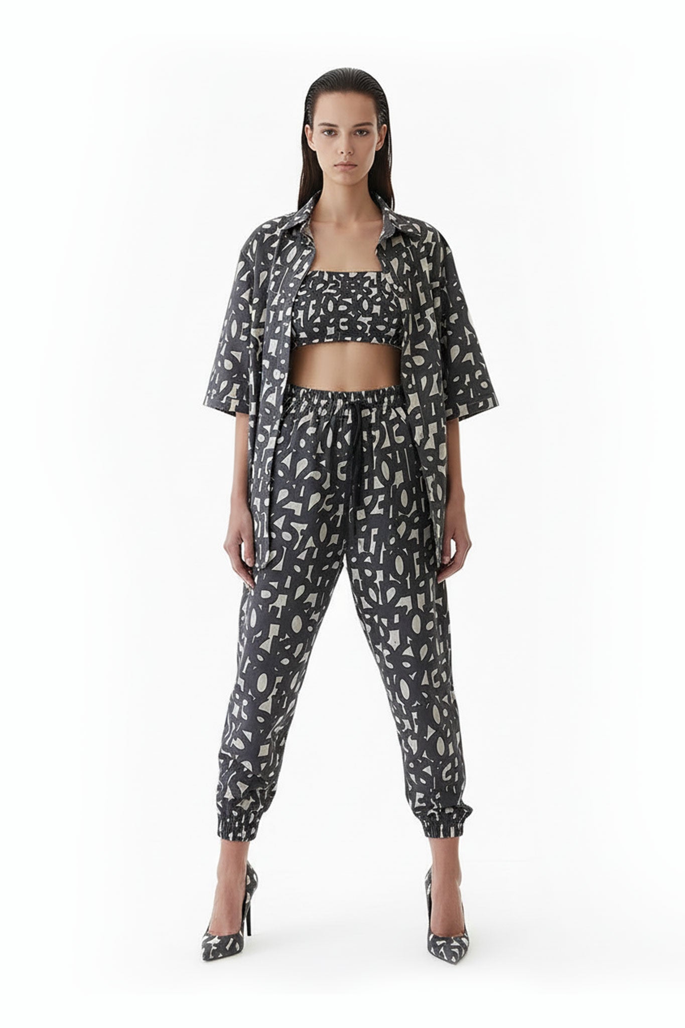 Set Numbers Short Sleeve Shirt, Pants & Top - MYS