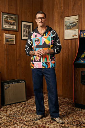 Retro Pop Windbreaker