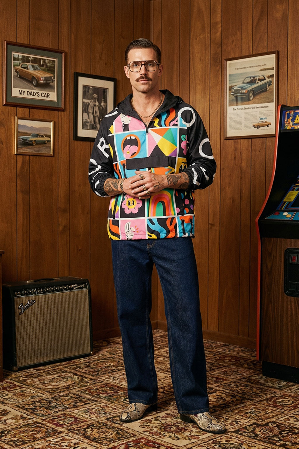 Retro Pop Windbreaker