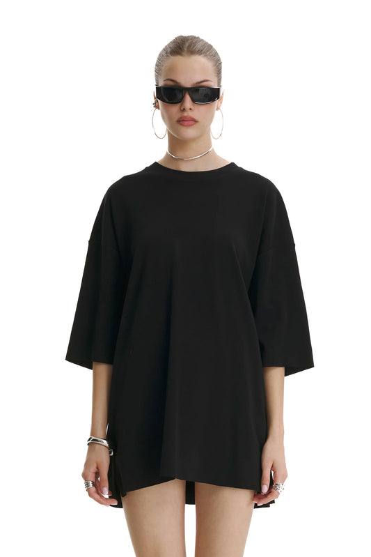 Oversized Black T-shirt Good Karma - MYS