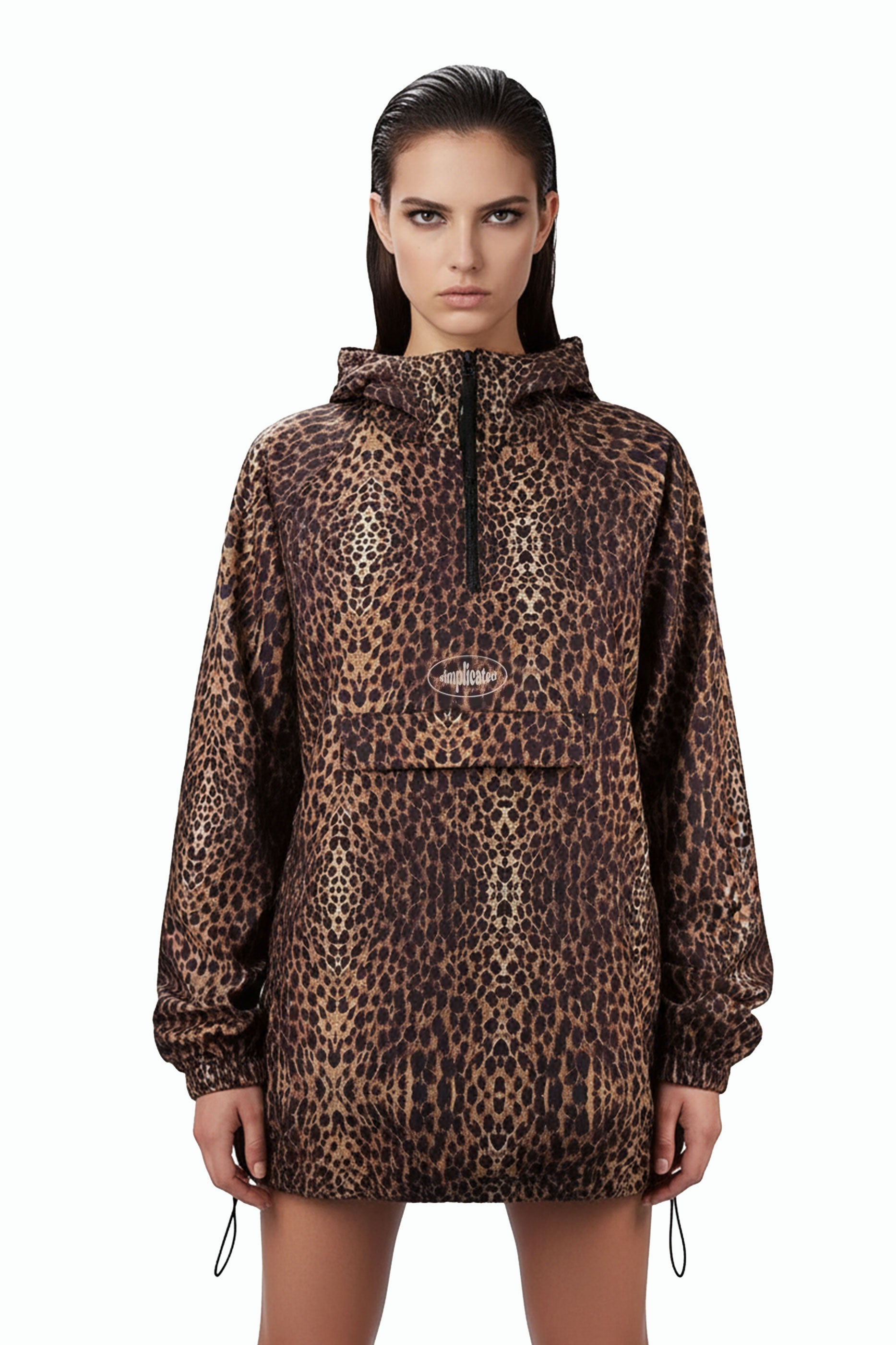 Animal Print Windbreaker - MYS