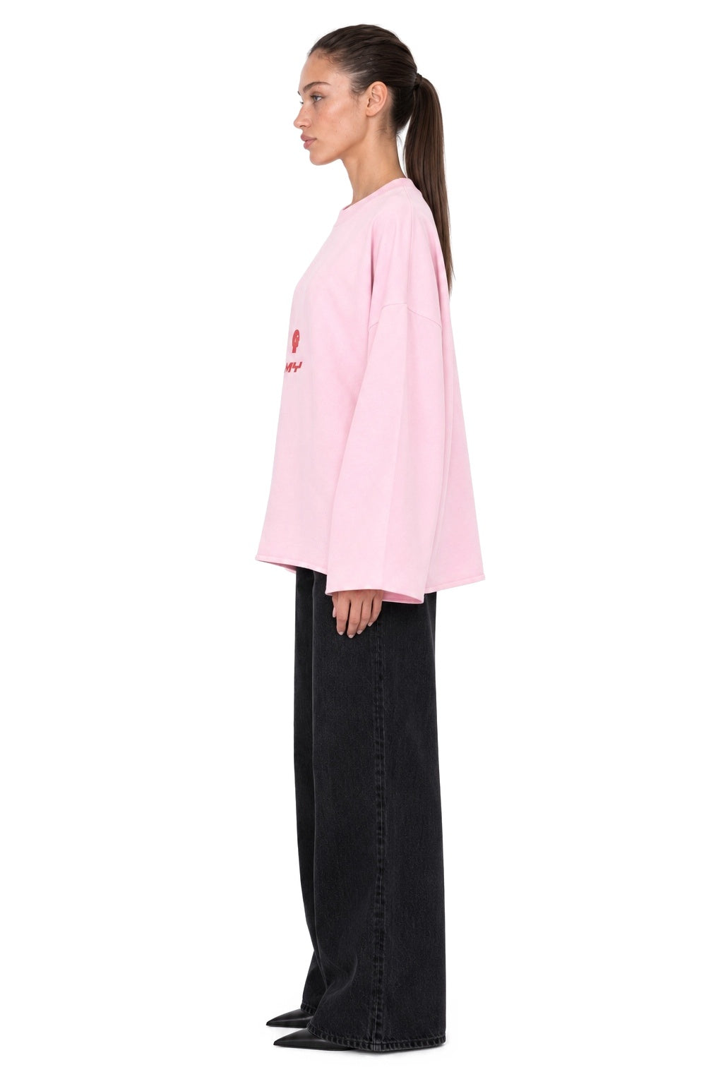 MYSTUDIOS Pink Oversized Tee - MYS - side