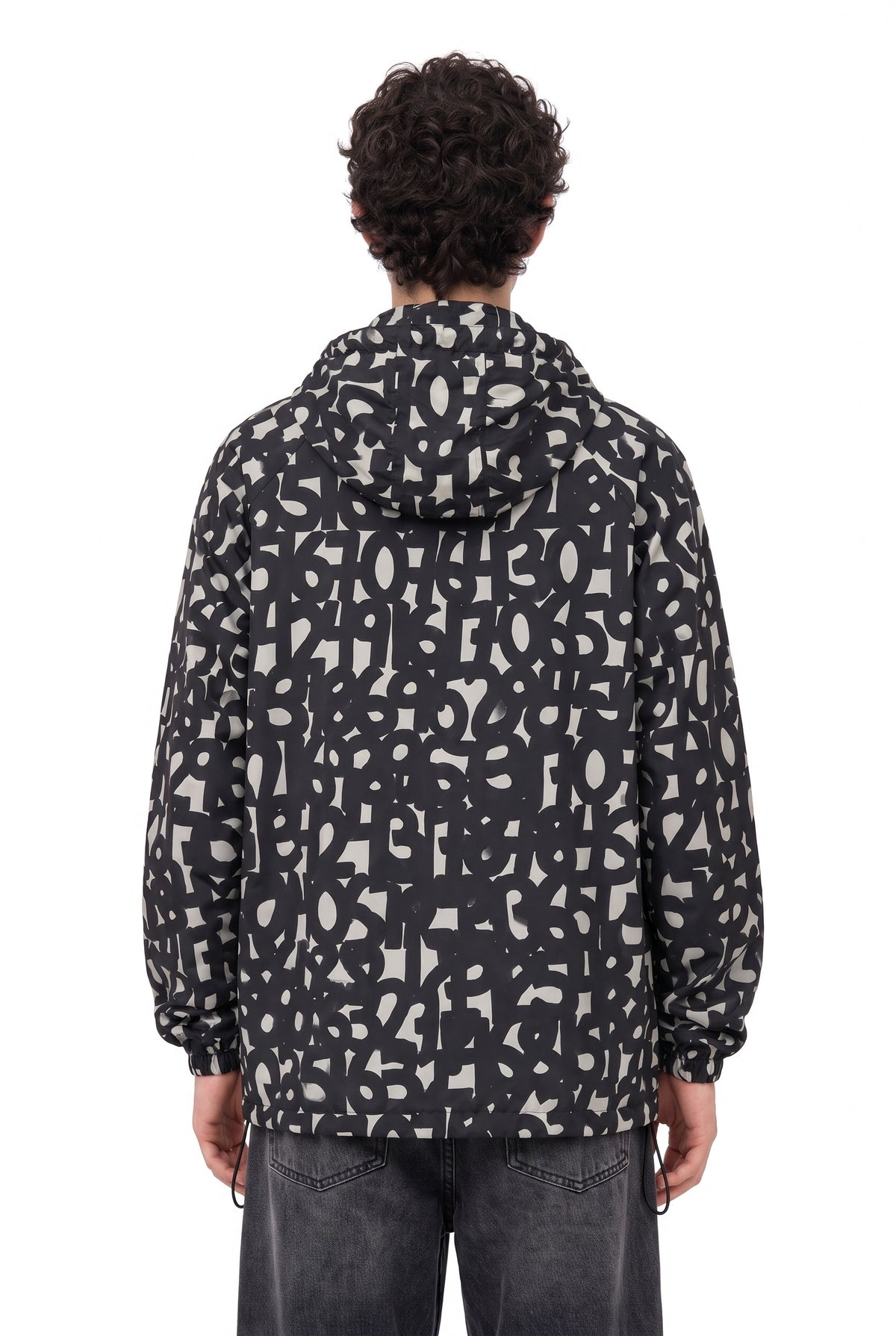 Numbers Windbreaker men – back