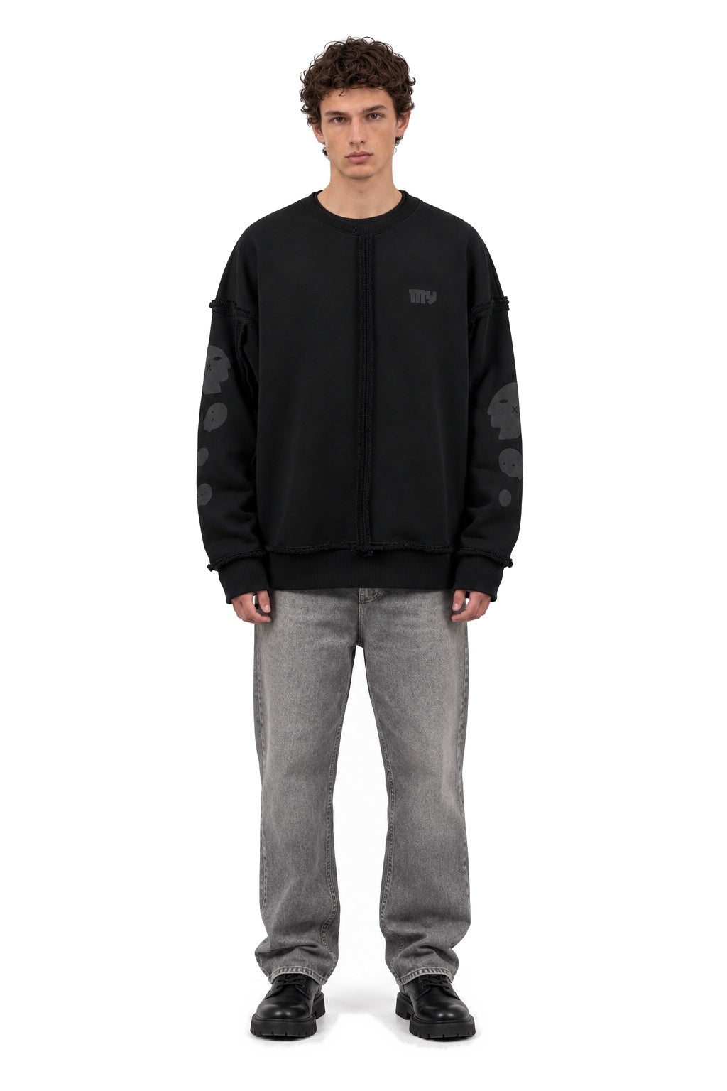 Obsidian Phantom Crewneck - MYS - full body