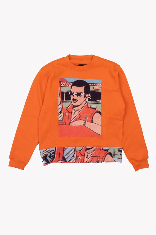 Orange Relaxed Sweater - MYS