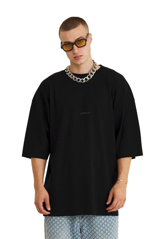Oversized Basic Black T-shirt MY - MYS