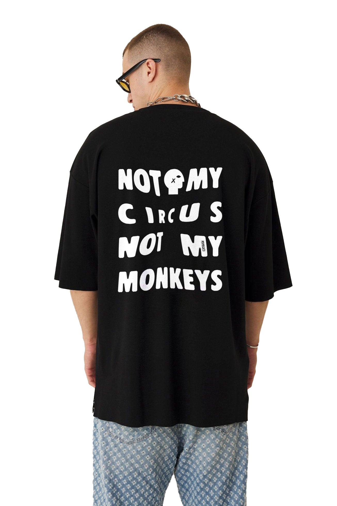 Oversized Black T-shirt Circus - MYS