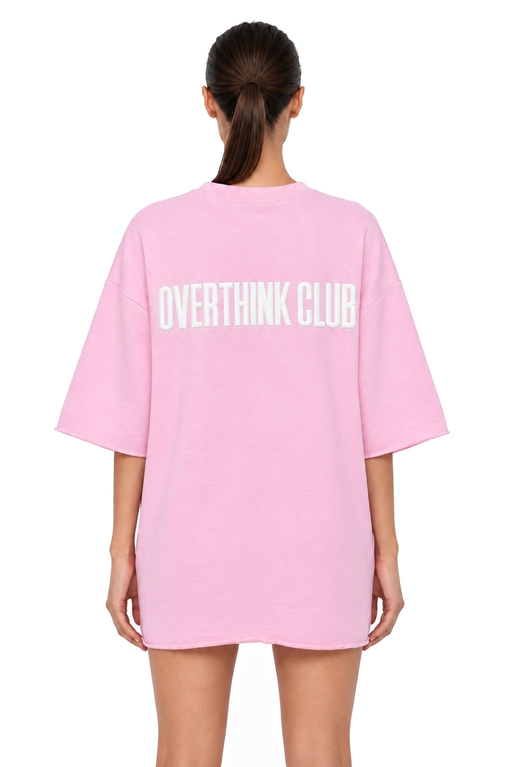 Overthink Club Oversized Pink T-shirt - MYS