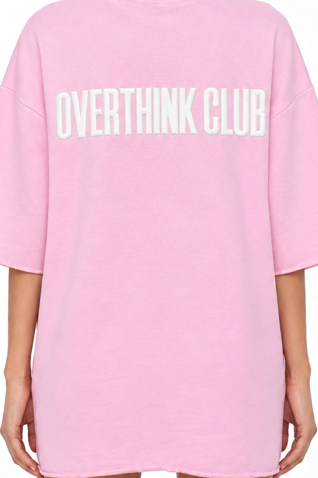 Overthink Club Oversized Pink T-shirt - MYS