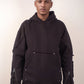 Interchangable Patches Black Hoodie