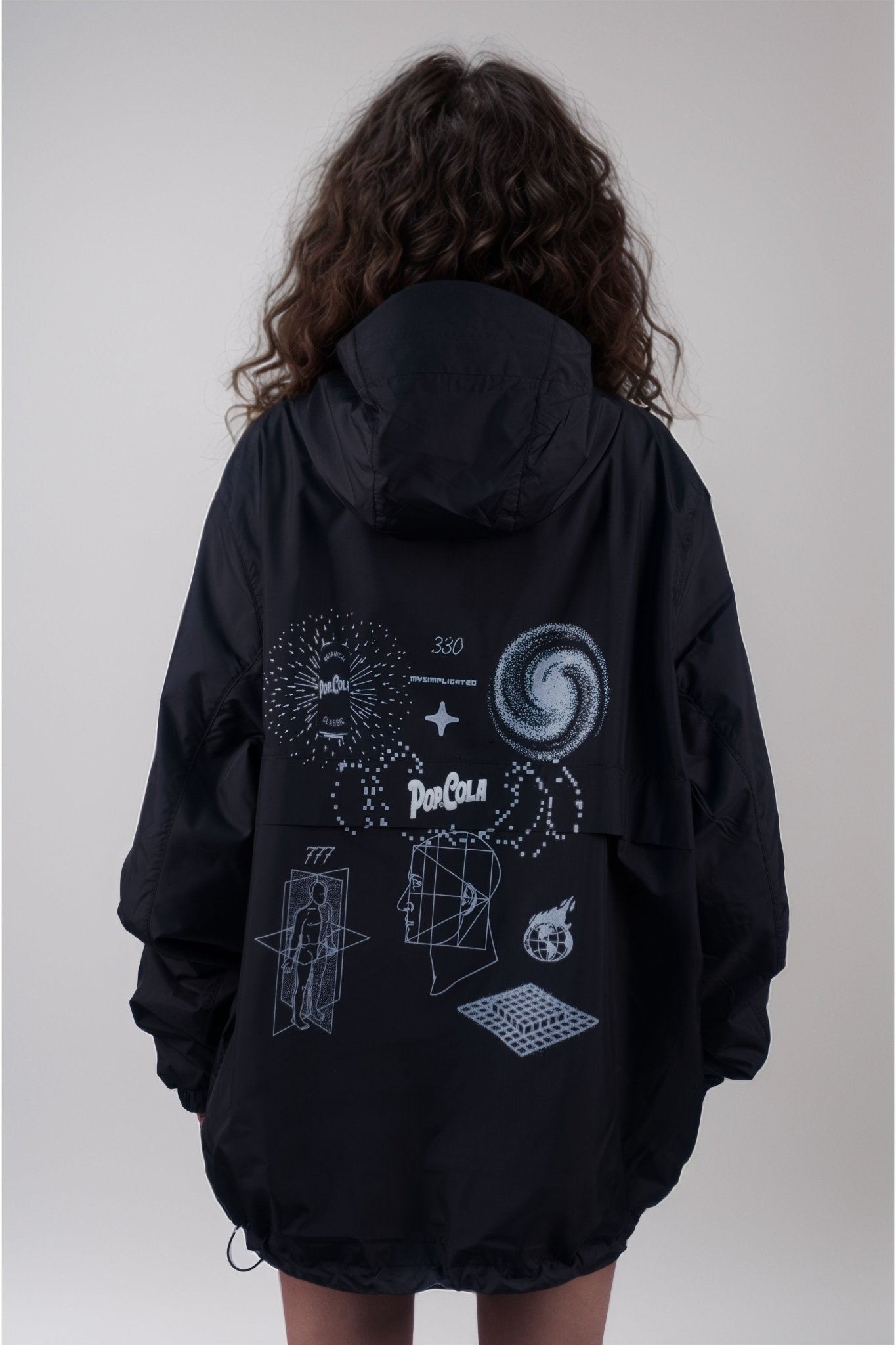 Pop Cola Black Windbreaker - MYS