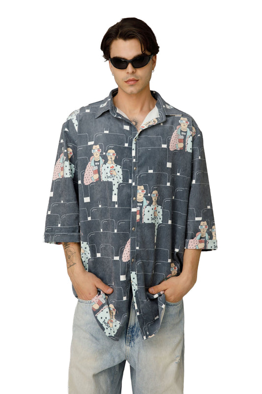 Pop Cola Mix Shirt Ribbed Fabric - MYS