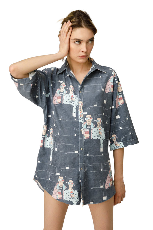 Pop Cola Mix Shirt Ribbed Fabric - MYS